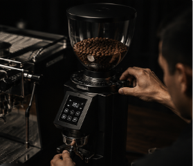 Calibración de molino de café espresso en Bogotá